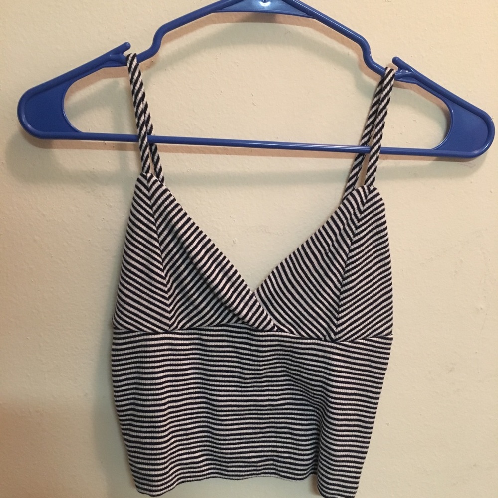 Striped crop top